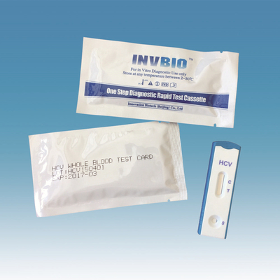 Dispositif rapide 25pcs/Box de cassette de kits d'essai d'anti maladie infectieuse de Hcv
